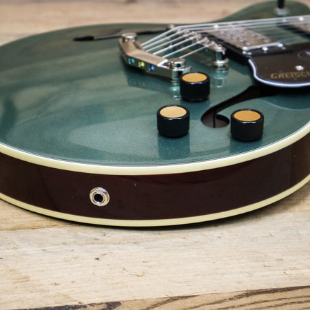Open Box Gretsch G2655 Streamliner Center Block Jr. with V-Stoptail, Steel Olive