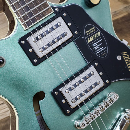 Open Box Gretsch G2655 Streamliner Center Block Jr. with V-Stoptail, Steel Olive