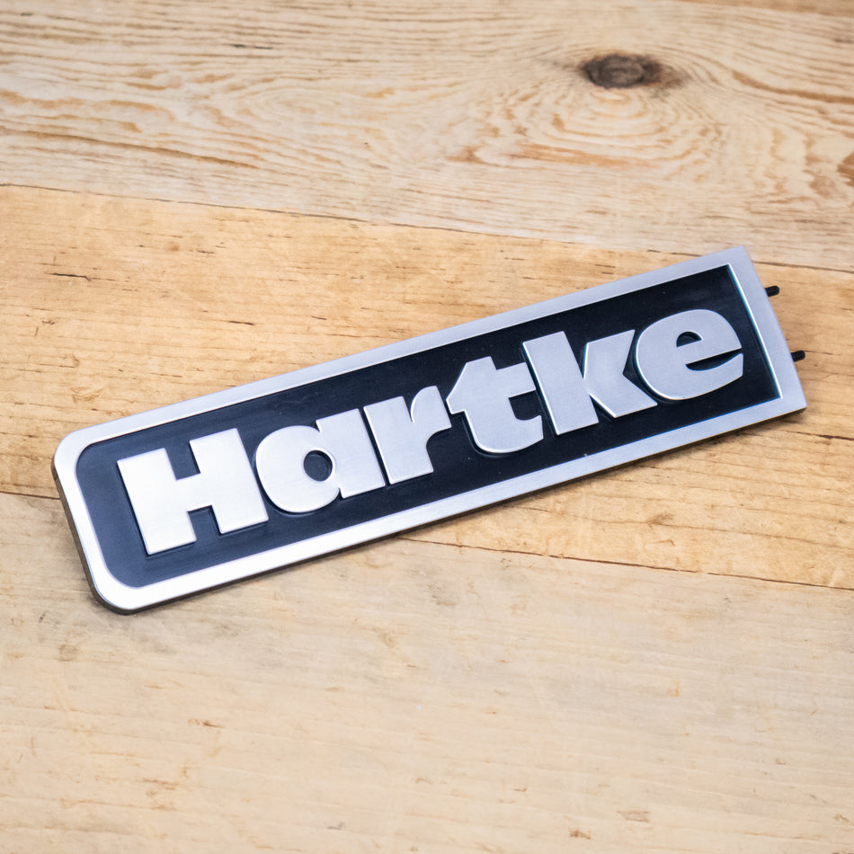 Hartke Logo Name Plate Badge for HD150 Bass Amplifier