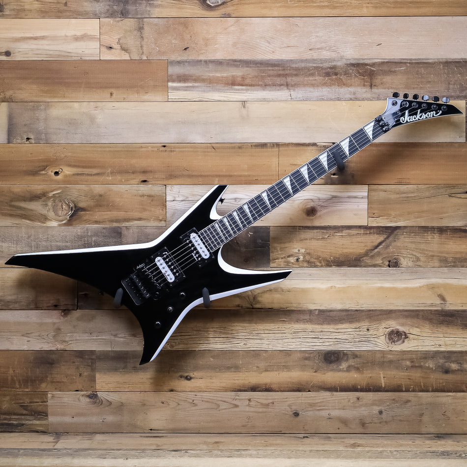 Jackson JS Series Warrior JS32 Electric Guitar, Black with White Bevels