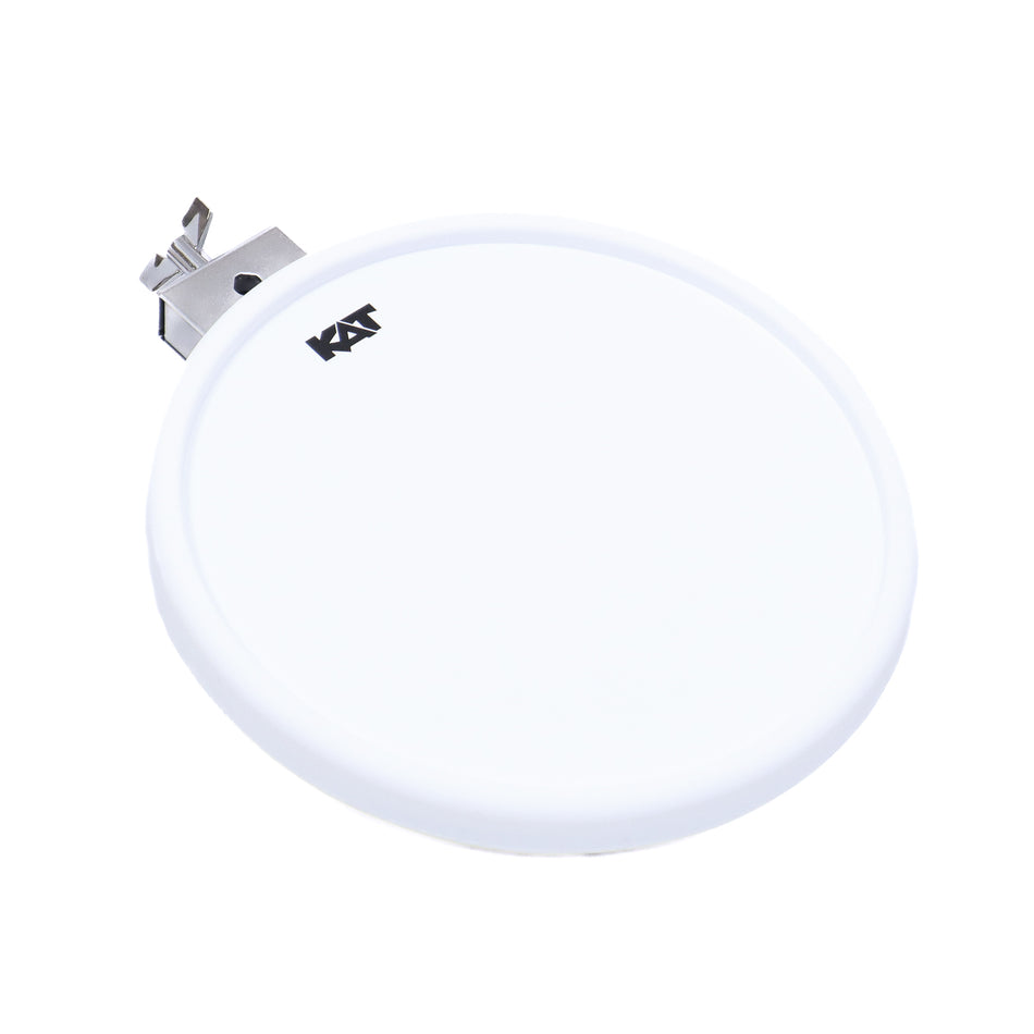 KAT 11-inch White Dual-Zone Drum Pad Trigger for KT Electronic Drum Kits