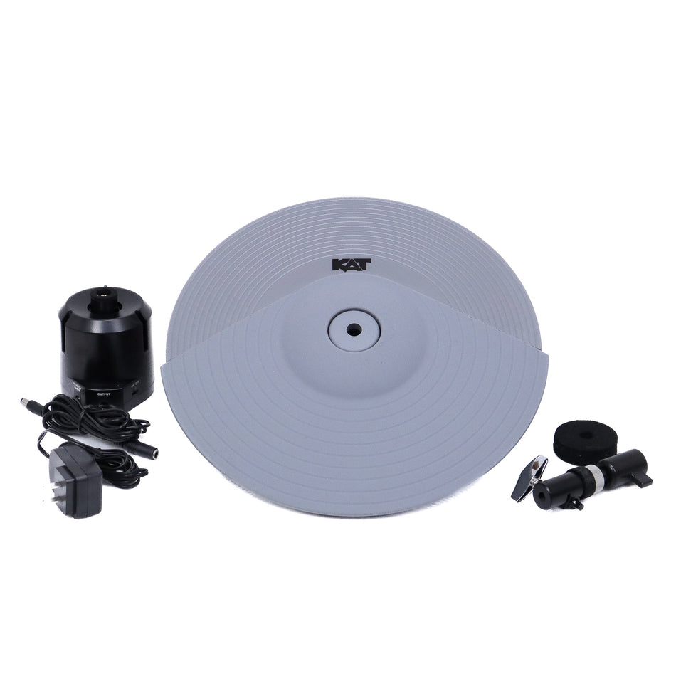 KAT 12-inch Triple-Zone Hi-Hat Assembly with Clutch, Actuator, Cymbal Pad, Power Supply