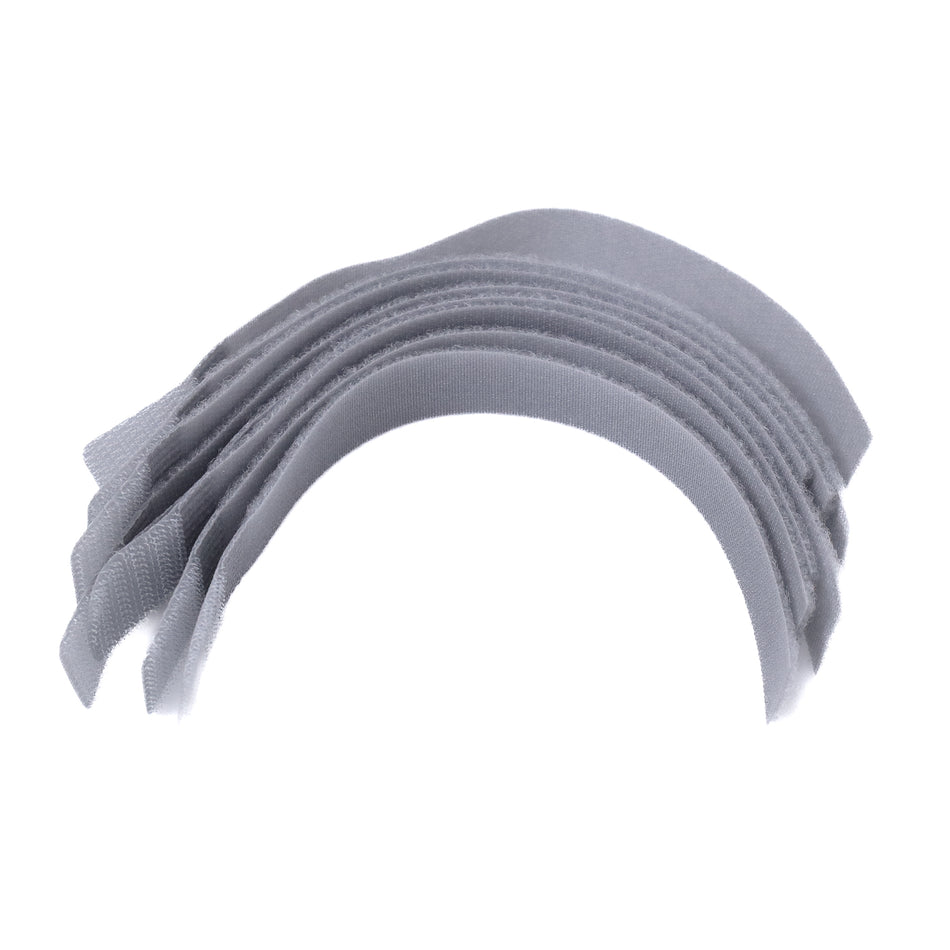 KAT Gray Hook & Loop Cable Tie Down Straps for Rack Wiring for Electronic Drum Kits