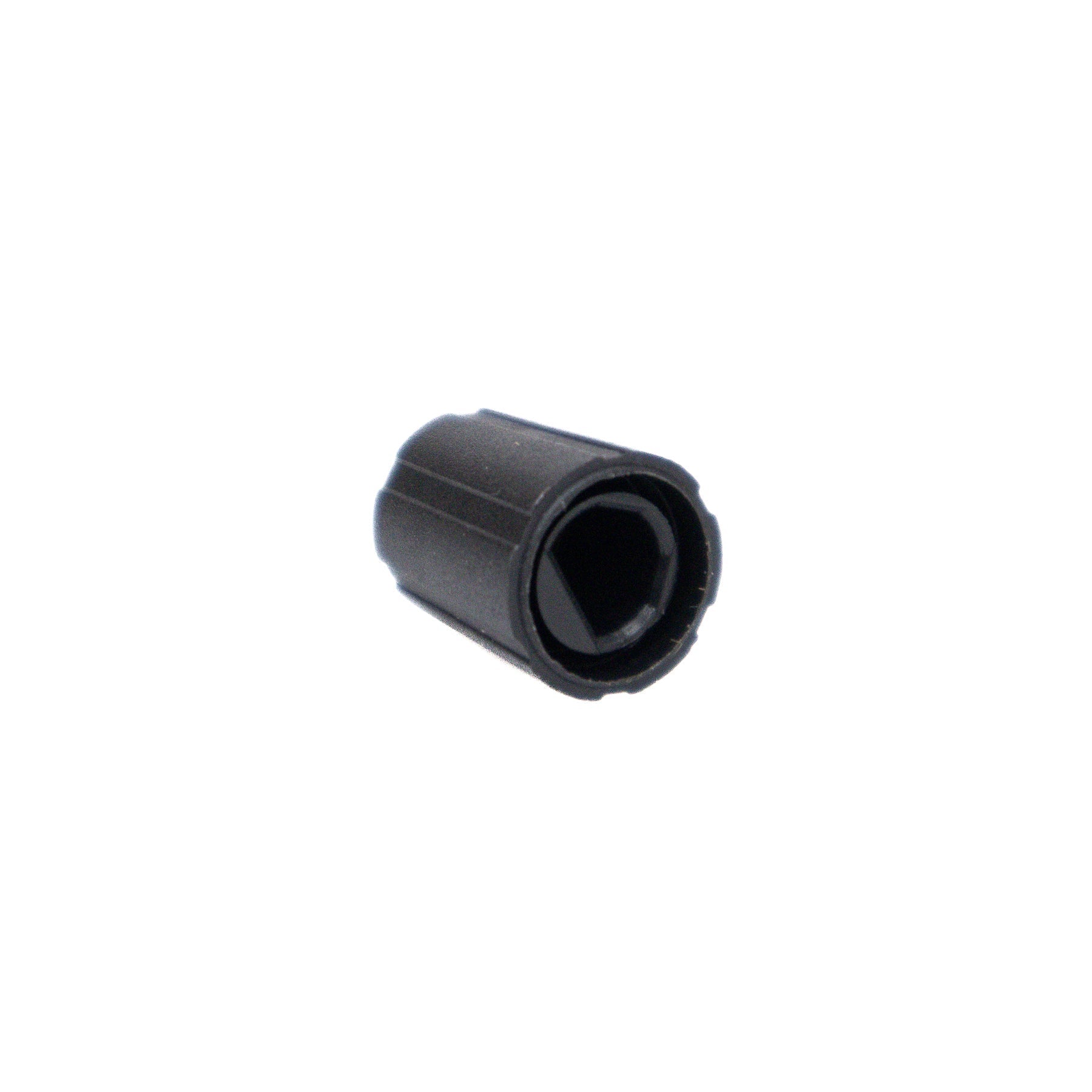 9mm Black D-Shaft Knob with Gray Cap for Buchla Easel Auxiliary Oscillator Card Modules