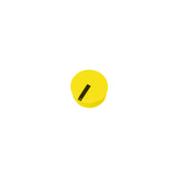 PixelGear Yellow 8mm Knob Cap with Indicator Line