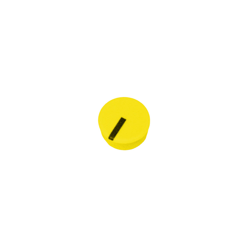 PixelGear Yellow 8mm Knob Cap with Indicator Line