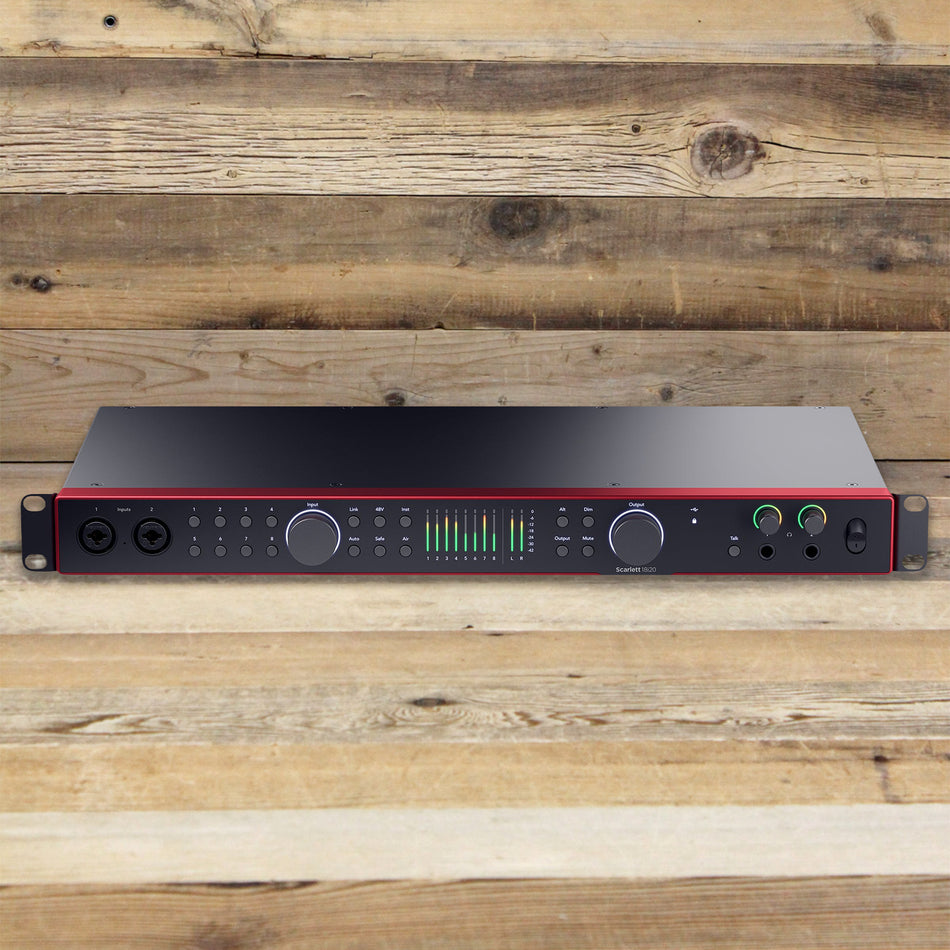 B-stock Focusrite Scarlett 18i20 (4th Gen) USB Audio Recording Interface for Mac/Windows