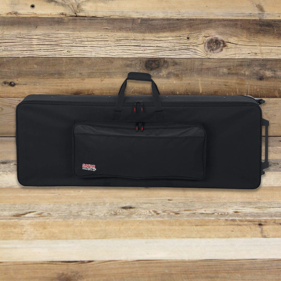 Open Box Gator GK-76 Lightweight Semi-Rigid 76-Key Keyboard Case with Wheels