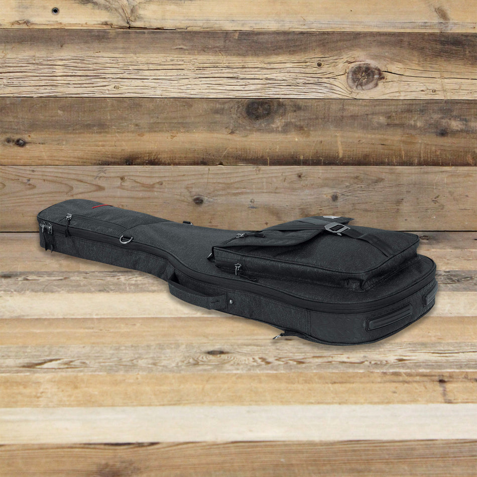 Open Box Gator GT-ELECTRIC-BLK Charcoal Black Transit Series Padded Gig Bag for Electric Guitar