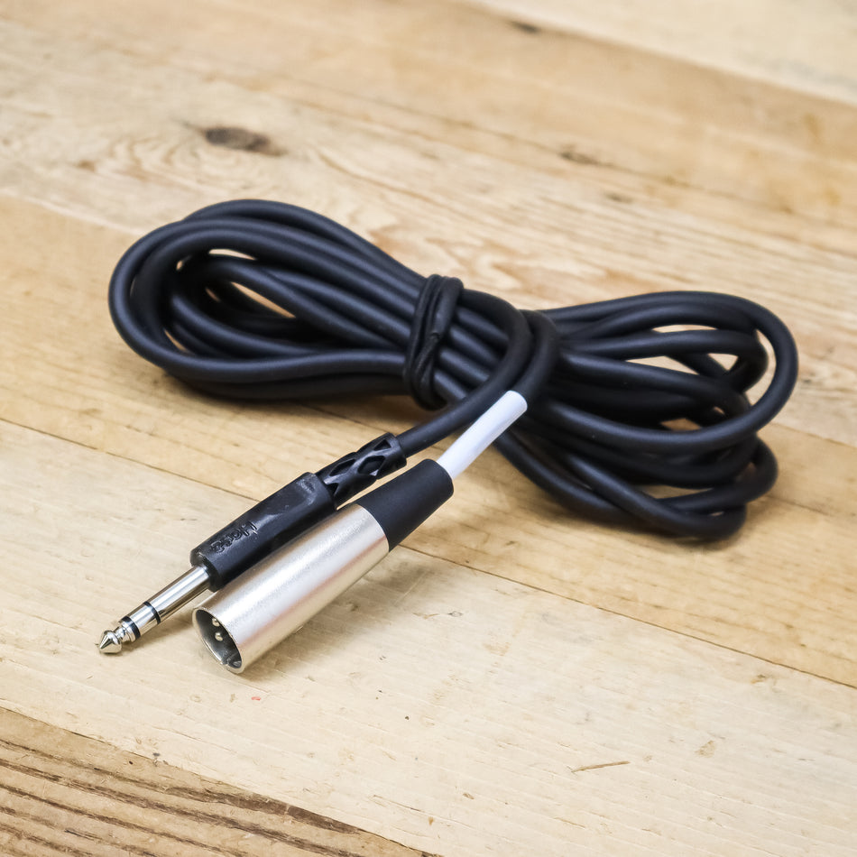 Open Box Hosa STX-110M 10-foot Balanced 1/4" TRS Male to XLR Male Cable