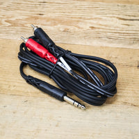 Open Box Hosa STP-202 6-Foot 1/4" TRS to Dual 1/4" TS Insert Cable