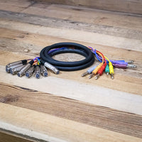 Open Box Hosa STX-802F 6-foot 8-Channel XLR Female to 1/4" TRS Snake