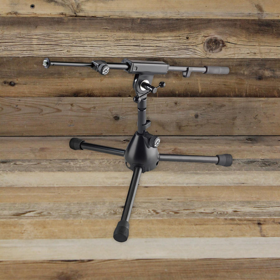 Open Box K&M 25950 Low Profile Mic Stand For Amps or Kick Drums, Black
