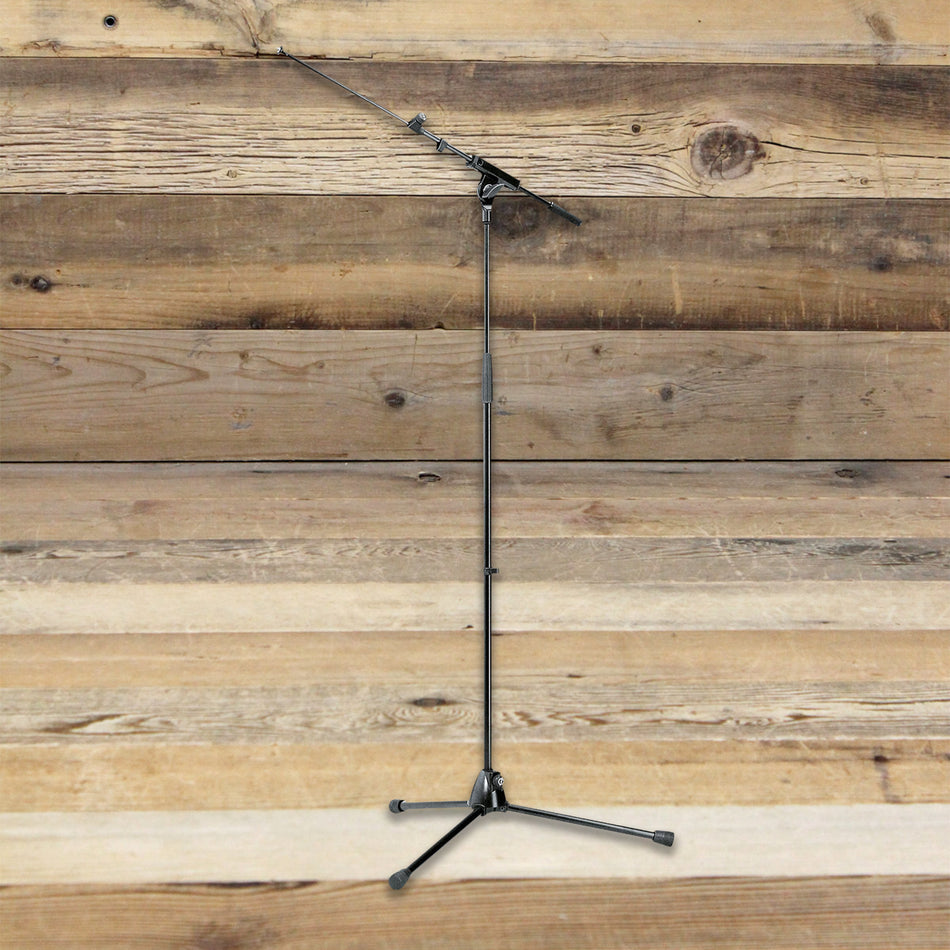 Open Box K&M 21080 210/8 Black Boom Arm Tripod Base Mic Stand