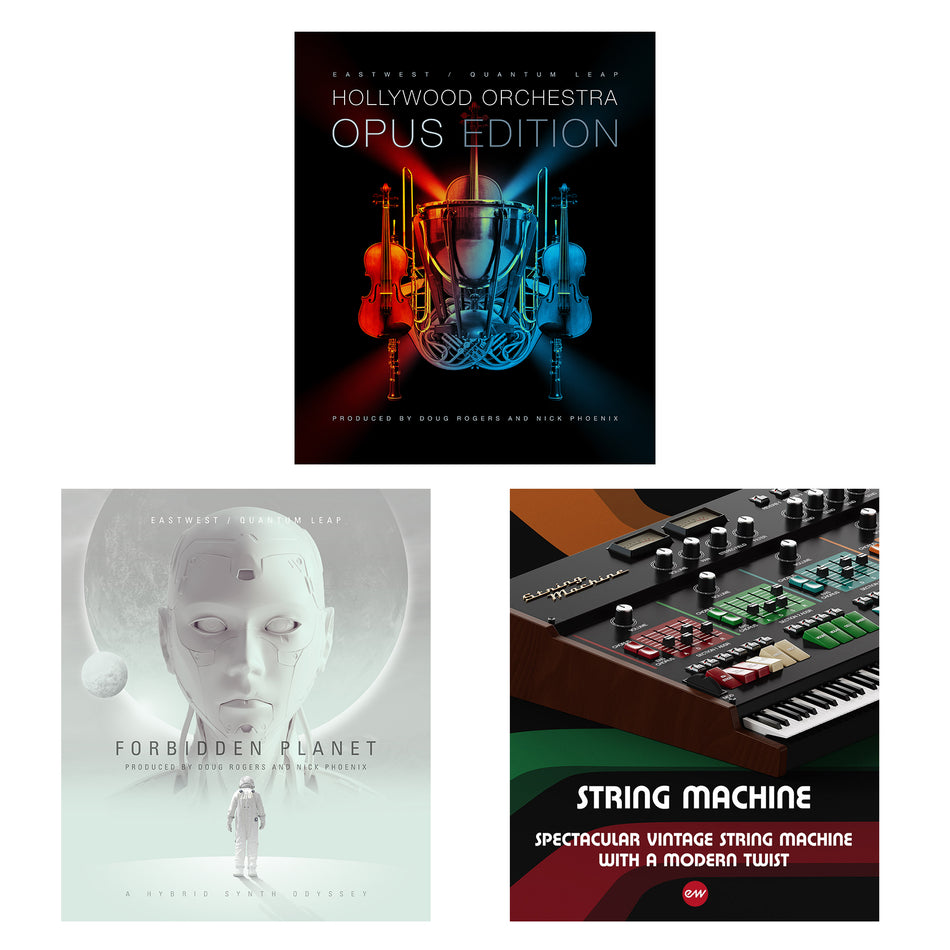 EastWest Hollywood Orchestra Opus Diamond Edition, Forbidden Planet, String Machine Library Bundle - Digital Download