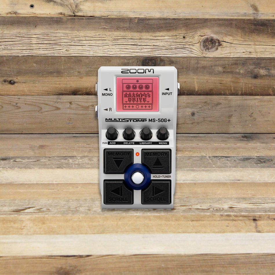 Open Box Zoom MS-50G+ MultiStomp Guitar Effects Pedal