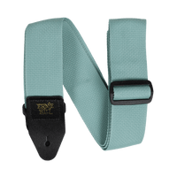 Ernie Ball 5375 Tidal Green Adjustable 2" Wide Polypro Guitar or Bass Strap