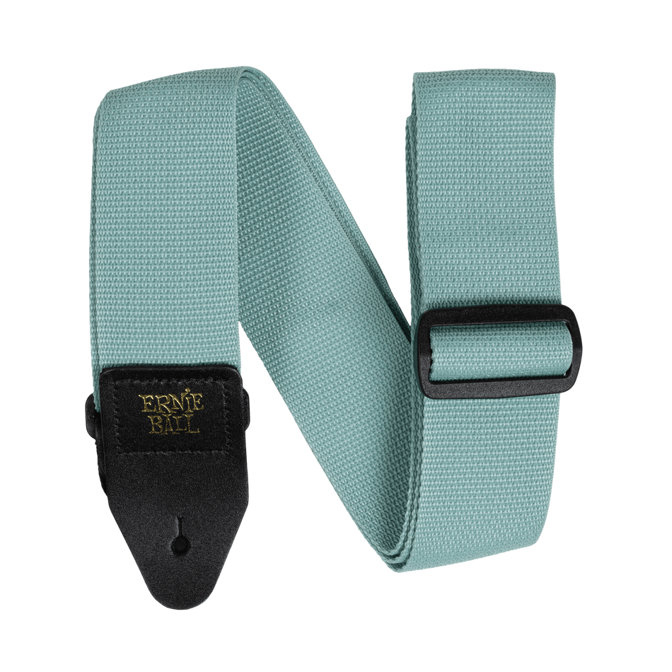 Ernie Ball 5375 Tidal Green Adjustable 2" Wide Polypro Guitar or Bass Strap