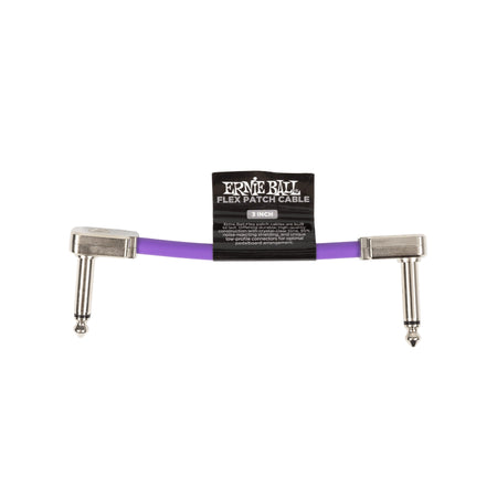 Multi-size 9-pack of Ernie Ball Purple Flex 1/4" TS Low-Profile Patch Cables