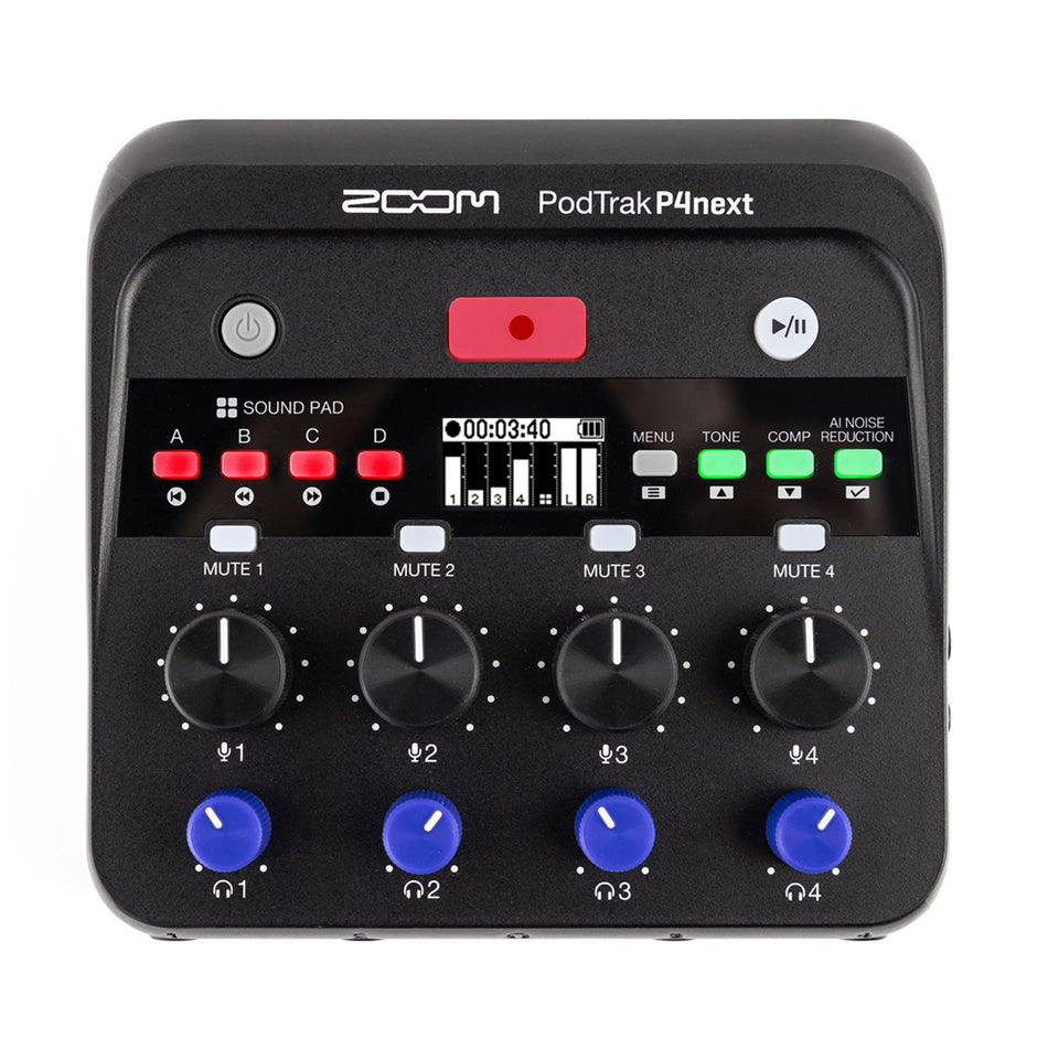 PodTrak P4next Podcast Recorder
