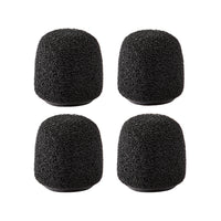 Shure Black Snap-Fit Foam Windscreen 4-Pack for WL183m, WL184m, WL185m