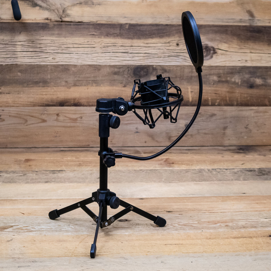 Rode SM1 Shock Mount for NT1, NT1-A, NT2, NT2-A Microphones with Desktop Stand & Pop Filter