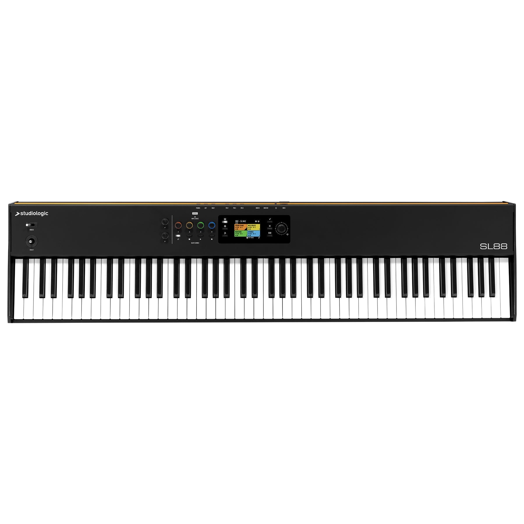 Studiologic SL88 MK2 88-Key MIDI Keyboard Controller Bundle with MIDI Cables