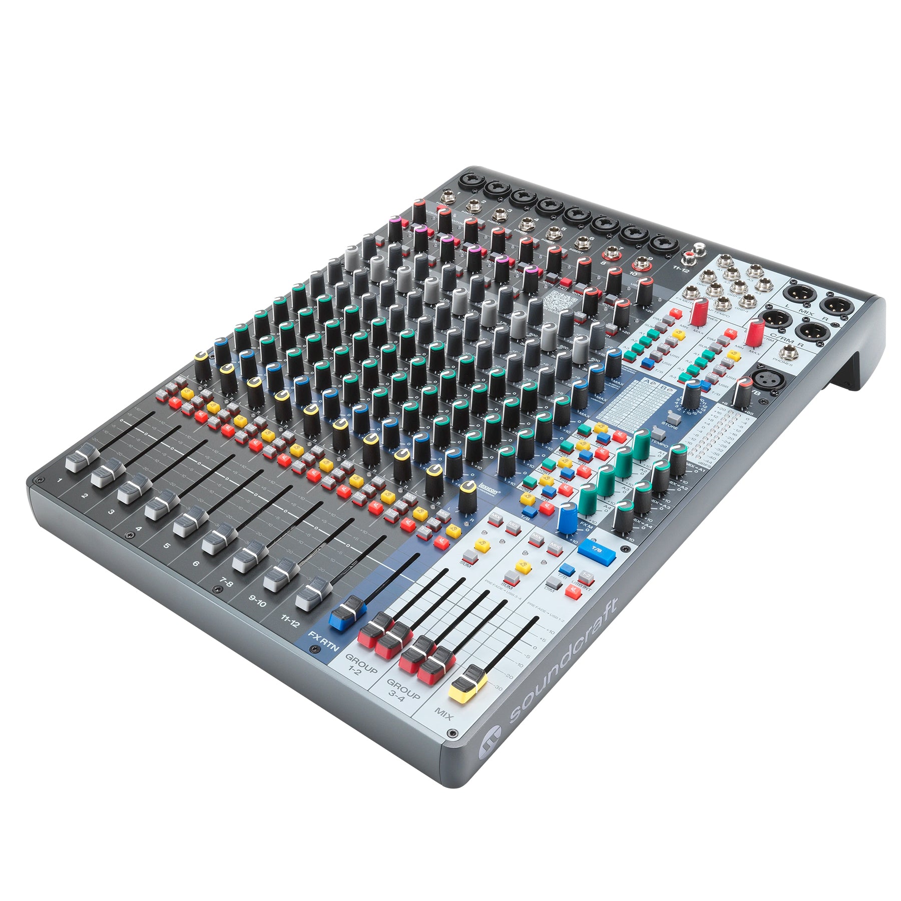 Soundcraft Signature Plus 12 Analog Mixer with 12 Input Channels