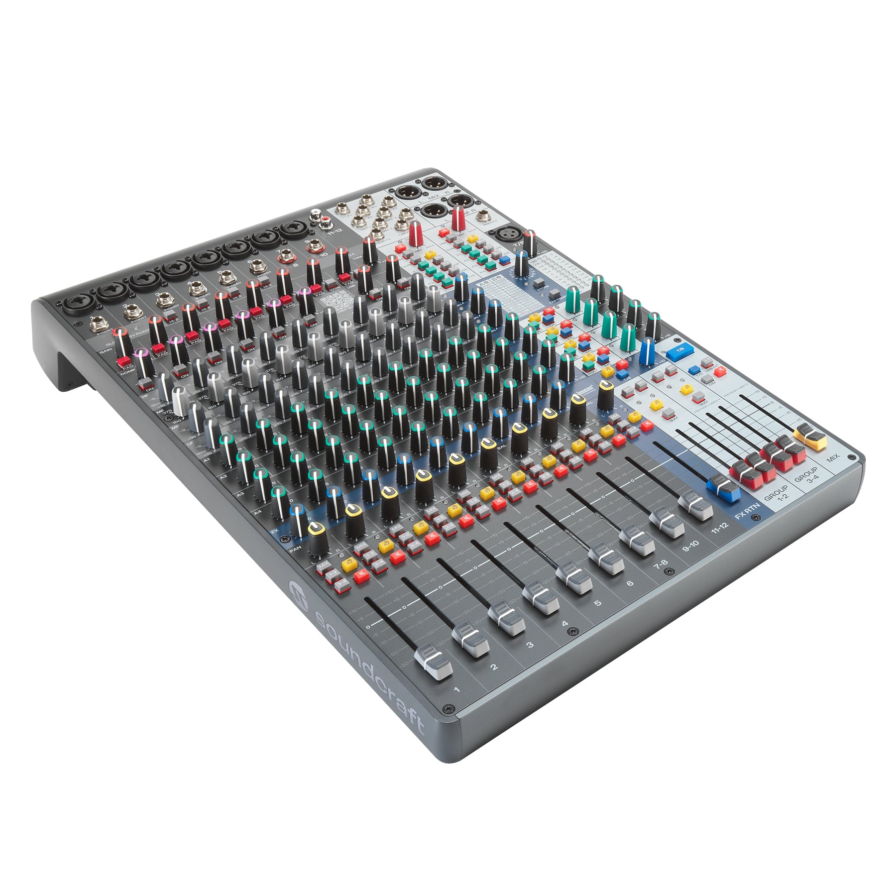 Soundcraft Signature Plus 12 Analog Mixer with 12 Input Channels