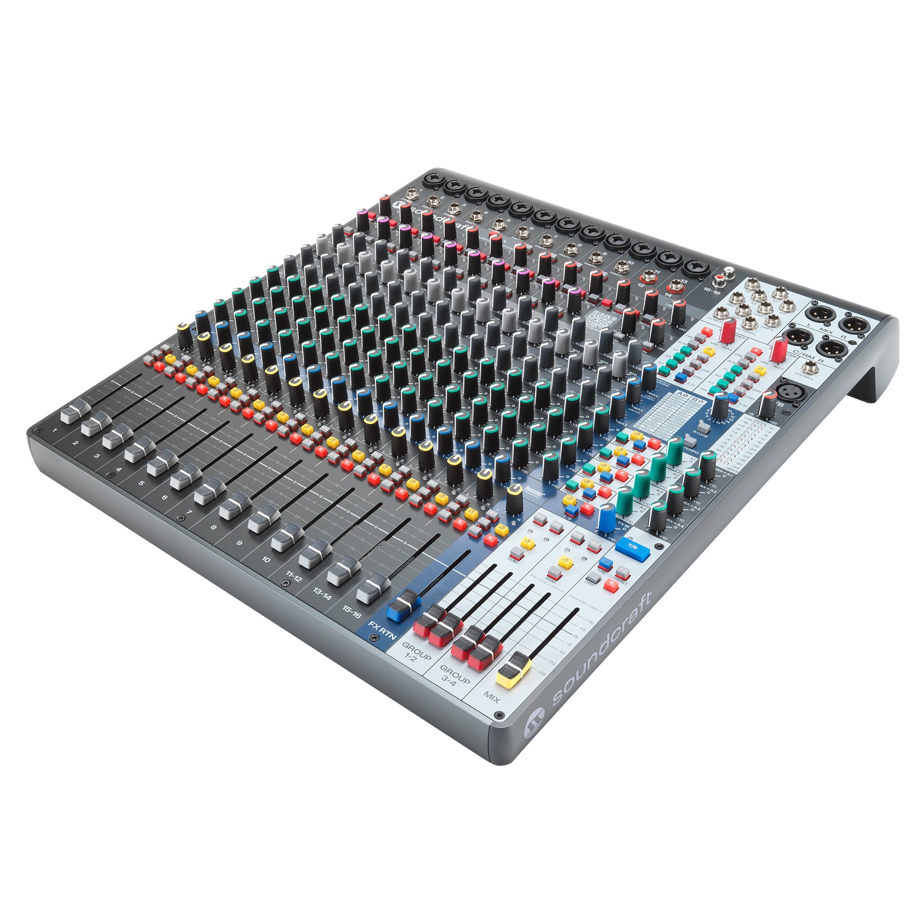 Soundcraft Signature Plus 16 Analog Mixer with 16 Input Channels