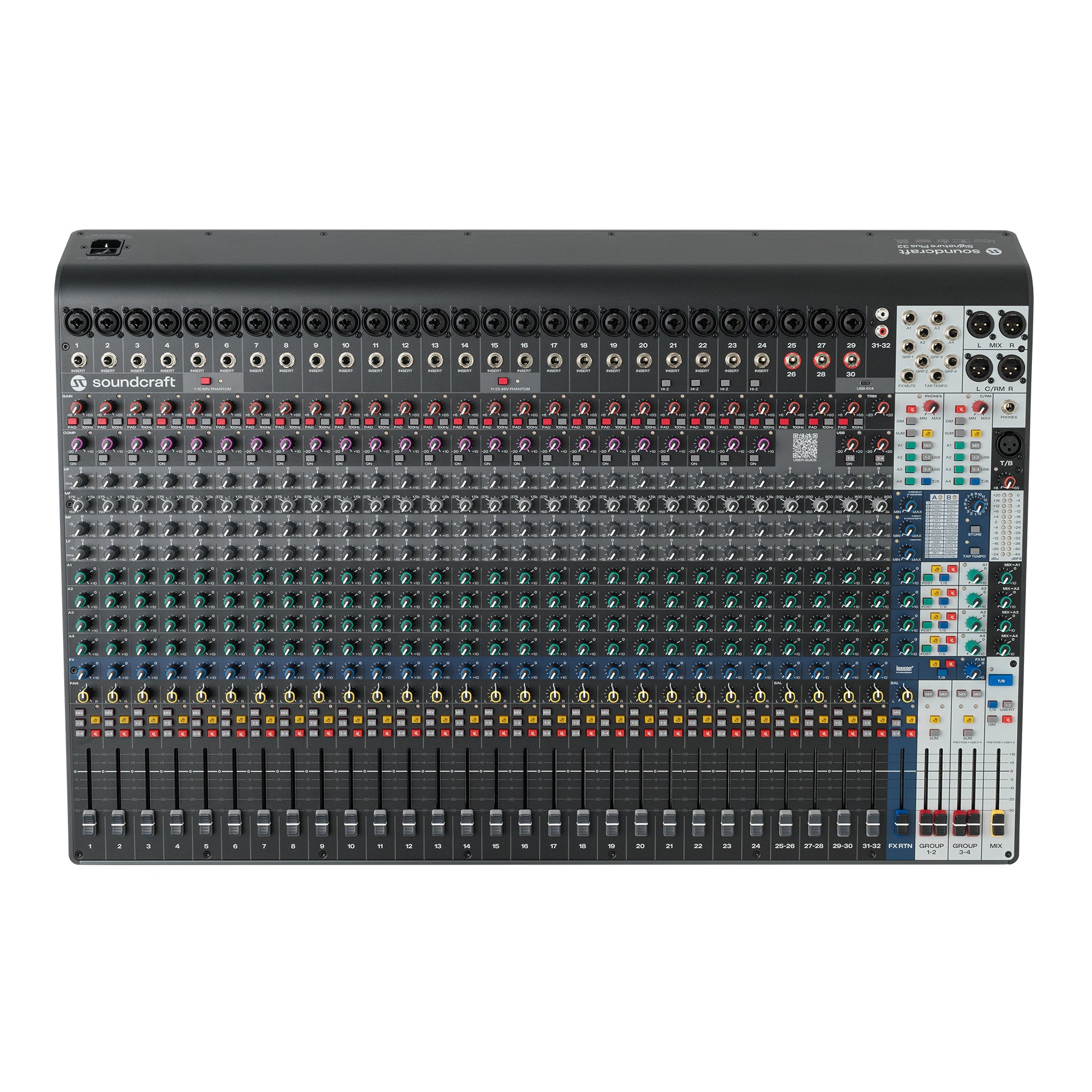 Soundcraft Signature Plus 32 Analog Mixer with 32 Input Channels