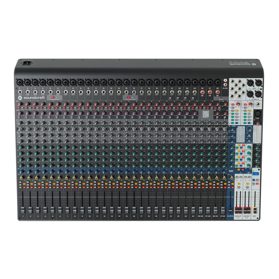 Soundcraft Signature Plus 32 Analog Mixer with 32 Input Channels