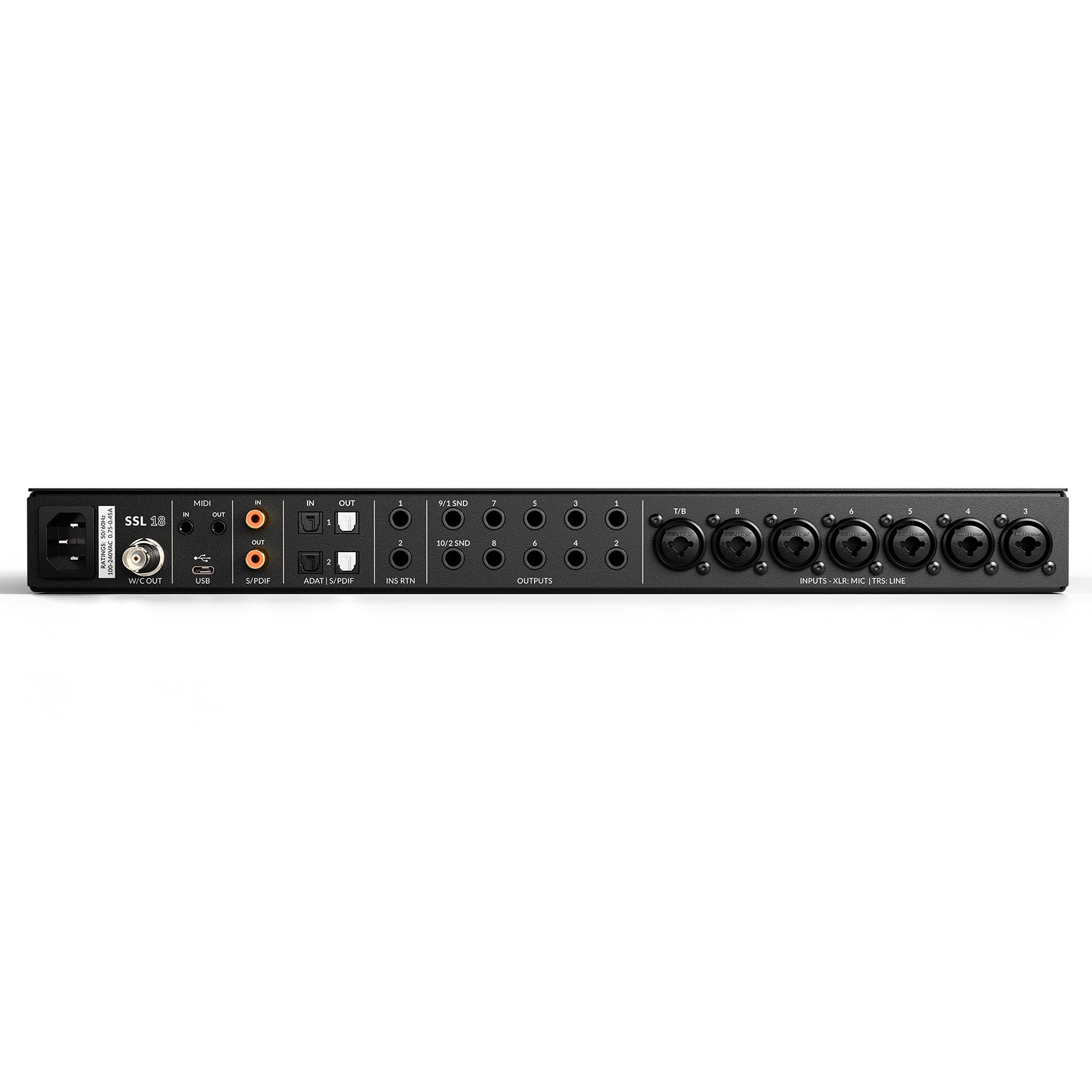SSL 18 オーディオインターフェース SSL SSL 18 26-in / 28-out USB Audio Interface with SSL Production