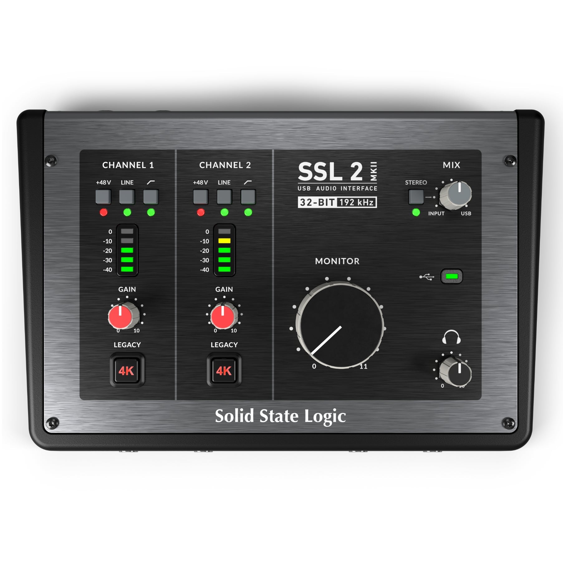 Solid State Logic SSL2 MKII USB Interface Bundle with MXL V87 Microphone & Cable