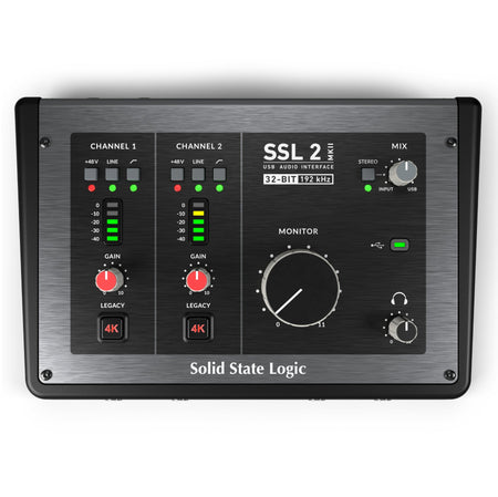 Solid State Logic SSL2 MKII USB Interface Bundle with MXL V87 Microphone & Cable