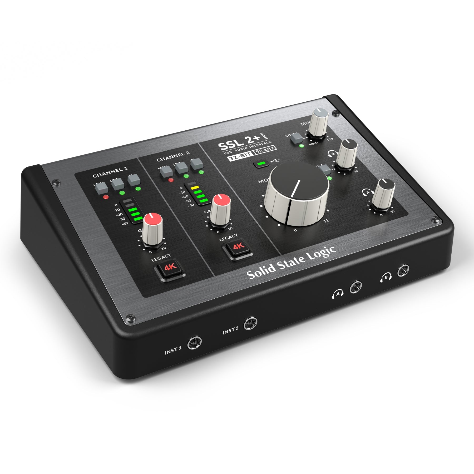 Solid State Logic SSL2+ MKII USB Interface Bundle with MXL V87 Microphone & Cable