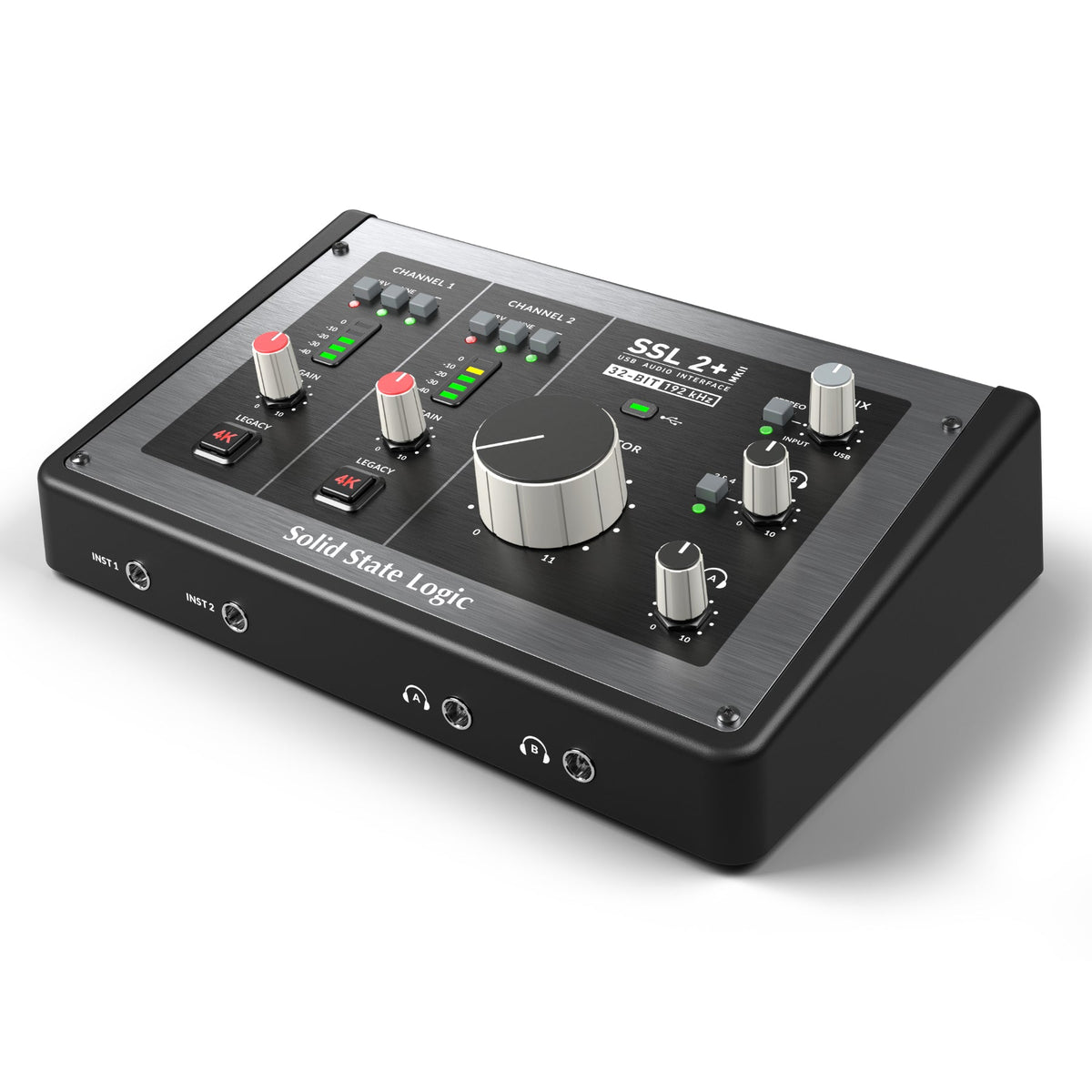 Solid State Logic SSL2+ MKII USB Interface Bundle with MXL V87 Microphone & Cable