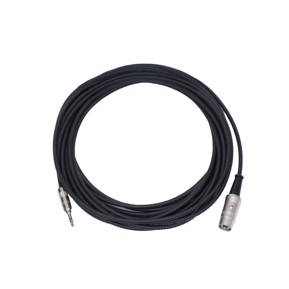 RapcoHorizon 1/8" TRS MIDI (Type-B) to 5-Pin MIDI DIN Male Cable, 20-Foot