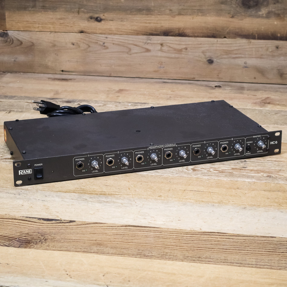 As Is Rane HC-6 6-Channel Headphone Amplifier