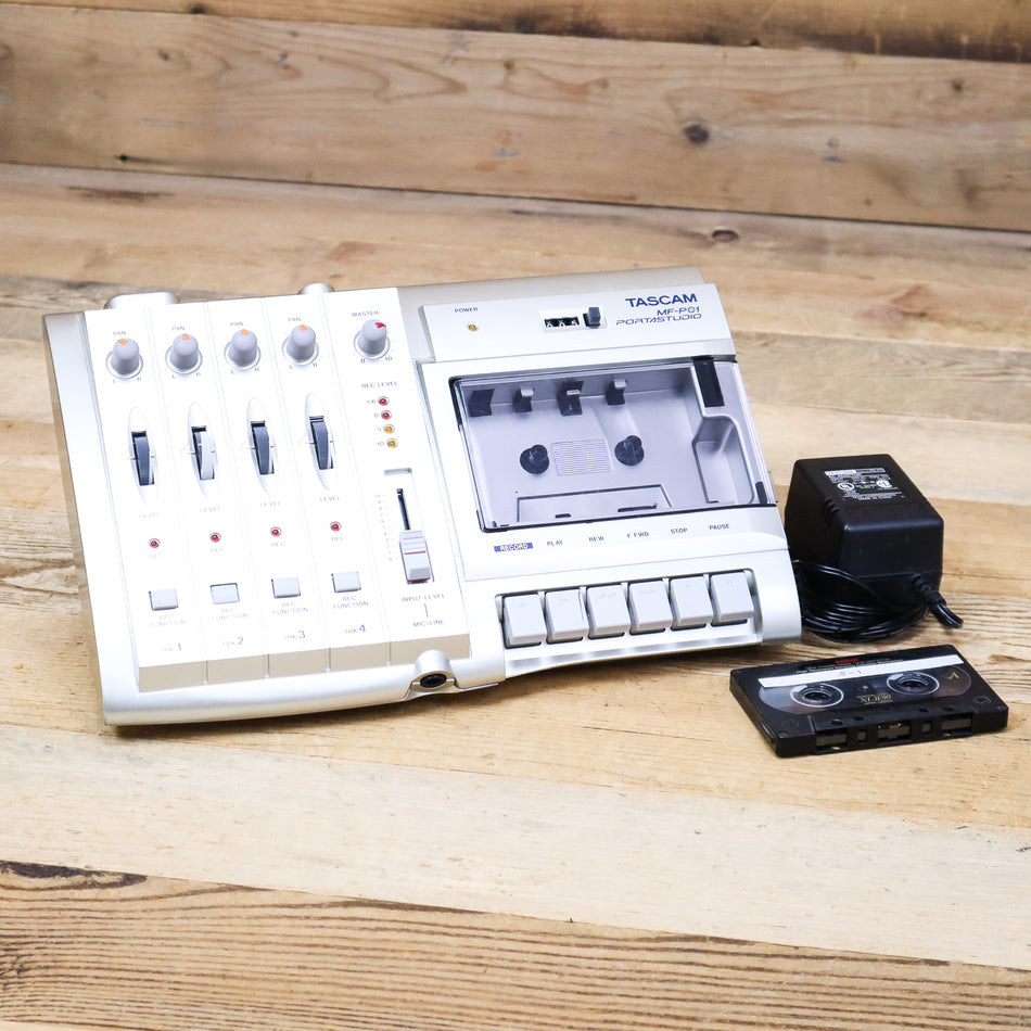 Tascam MF-P01 Portastudio 4-Track Multitrack Cassette Recorder
