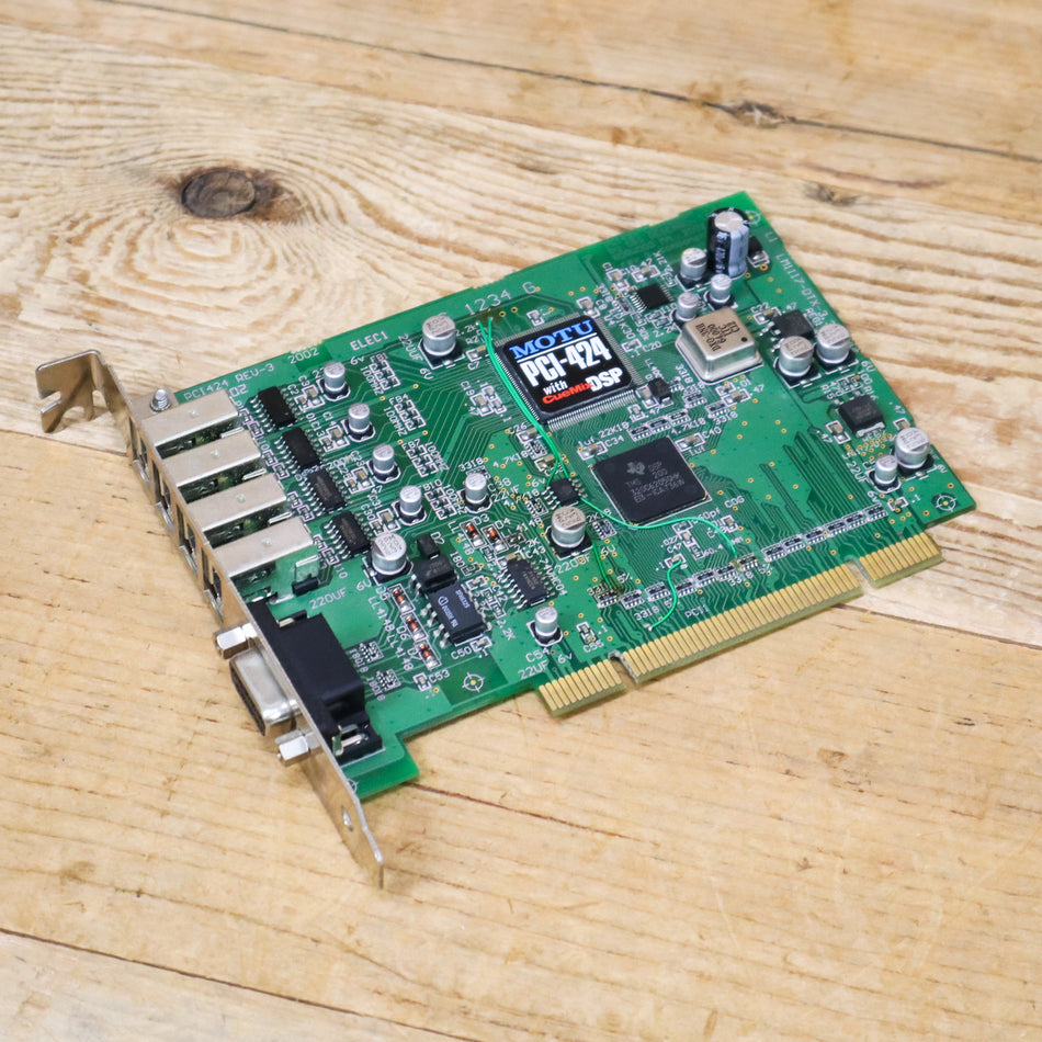 MOTU PCIx-424 AudioWire Card