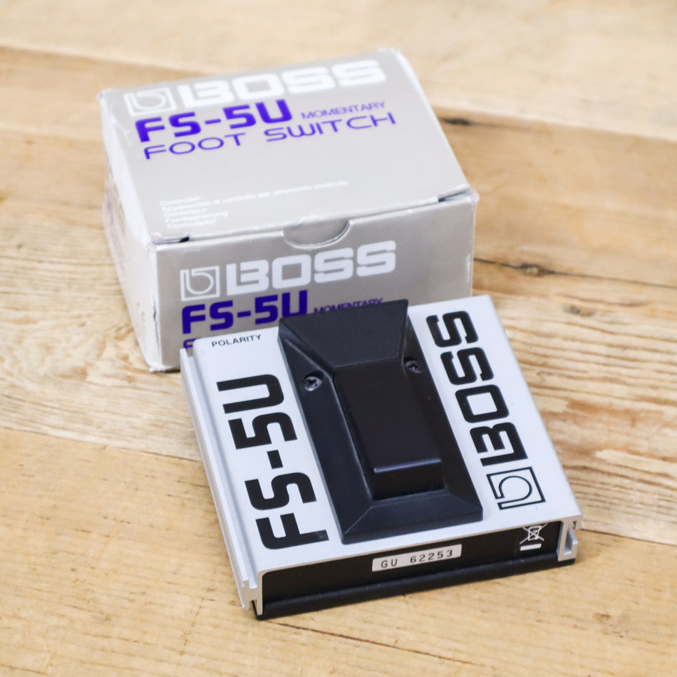 Boss FS-5U Momentary Unlatch Footswitch Silver