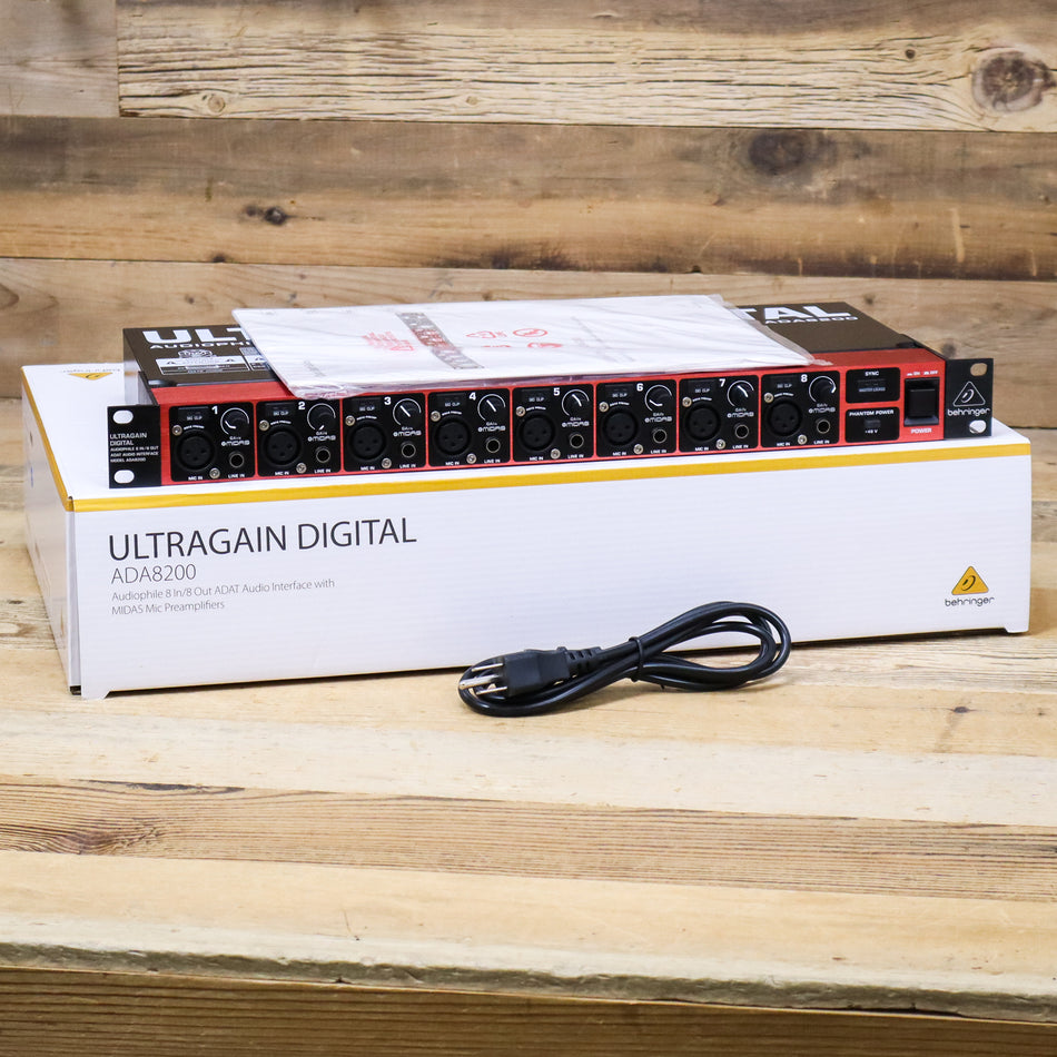 Behringer Ultragain Digital ADA8200 8-Channel ADAT Audio Interface