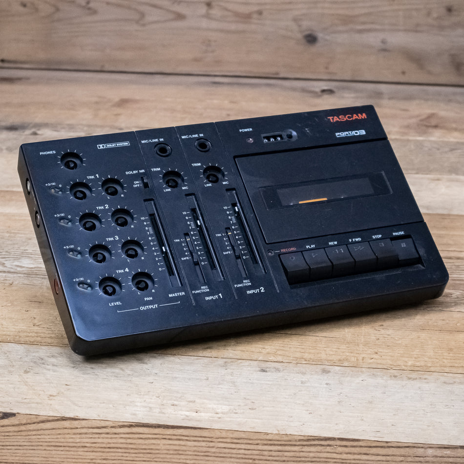 As Is Tascam Porta03 (Porta 03) Ministudio Analog Cassette Recorder