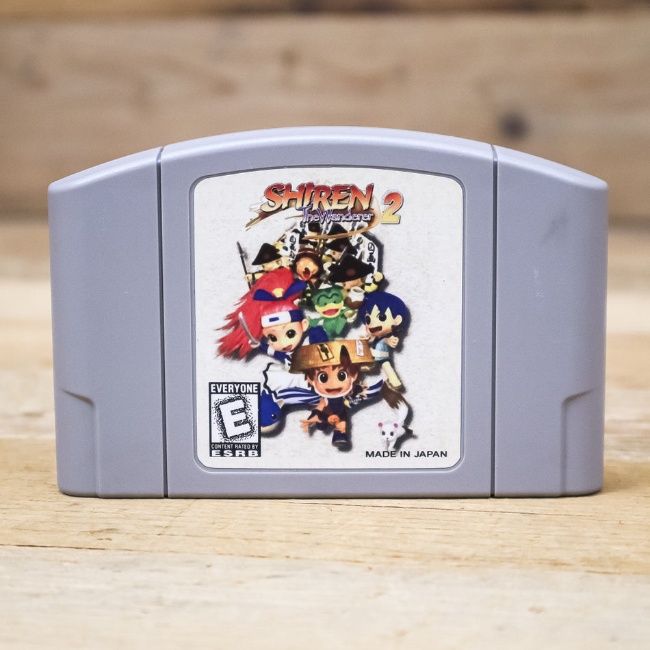 N64 Shiren 2: The Wanderer Game Cartridge for Nintendo 64 Rare NTSC Version