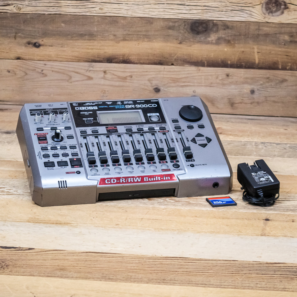 Boss BR-900CD (BR900CD) Digital 8-Track Multitrack Recorder