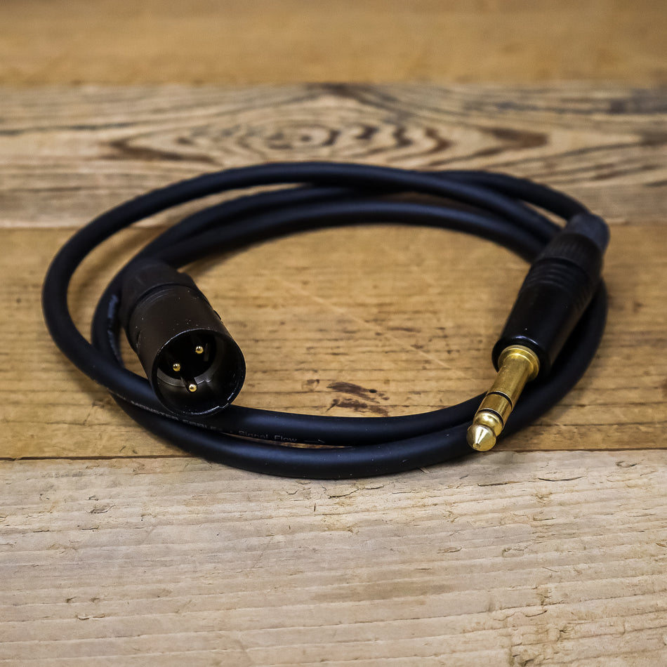 Monster Prolink Studiolink 500 Balanced XLR-F to 1/4" TRS Cable, 3-foot
