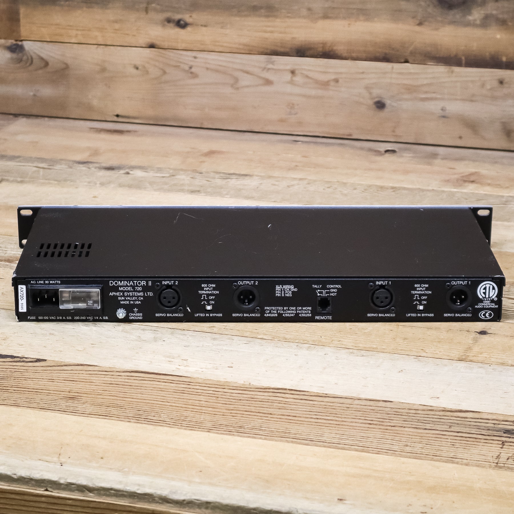 Aphex Dominator II Model 720 Stereo Multiband Peak Limiter