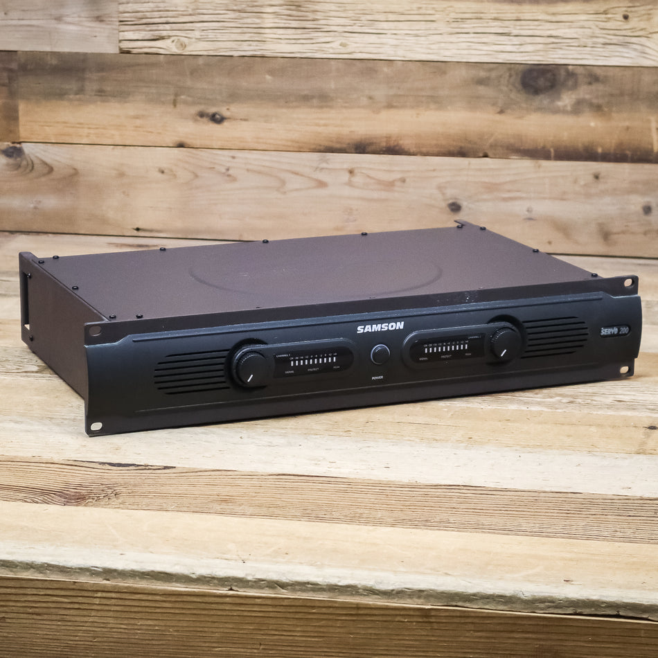 As Is Samson Servo 200 2-Channel Power Amplifier