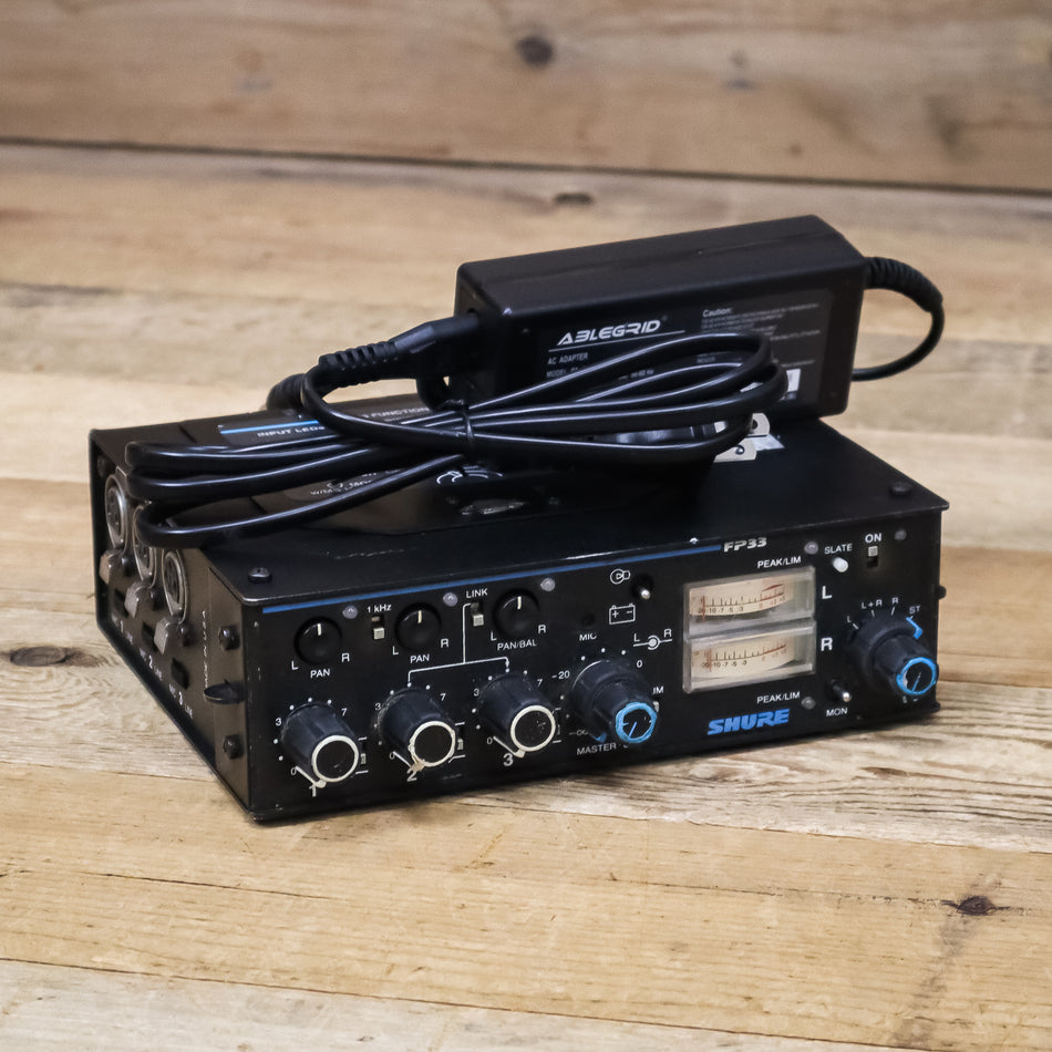 Shure FP33 (FP-33) 3-Channel Field Mixer